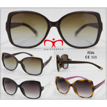 Gafas de sol de plástico de venta de moda y caliente (WSP601538)